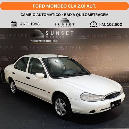 FORD MONDEO 2.0 CLX 16V GASOLINA 4P AUTOMÁTICO FORD MONDEO 2.0 CLX 16V GASOLINA 4P AUTOMÁTICO
